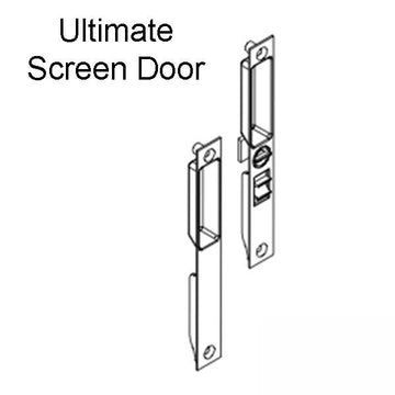 Marvin Ultimate Screen Door Handle, Interior / Exterior - Black